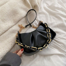 Load image into Gallery viewer, 2022 New Chain Small Clutch PU Leather Crossbody Shoulder sling Bags for Women Spring Fashion Brand Handbags and Purses green