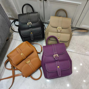 2022 New Natural Cowhide Large-capacity All-match Fashion Hand-held One-shoulder Women&#39;s Bag Genuine Leather Backpack