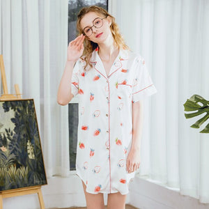 2022 Night Dress Sexy Women Sleepwear Night For Ladies Chemise De Nuit Sexy Wine Red Pink Dark Blue Black Spring Autumn