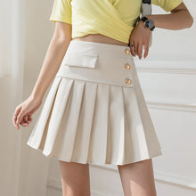 Load image into Gallery viewer, 2022 Pleated Skirt Women Spring Summer New Fashion Korean Version High Waist Slim Skirt A-line Skirt