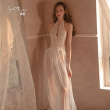 Load image into Gallery viewer, 2022 Sexy Lace Perspective Erotic Lingerie Bodysuit + Skirt Women&#39;s Clothing Mesh Temptation Sex Clothes with Veil Skirt Suit