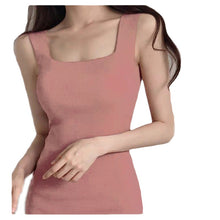 Load image into Gallery viewer, 2022 Sexy Tight And Versatile Vest Bottomed Short Skirt Slim Fit Medium Length Hip Wrap Sleeveless Knitted Dress