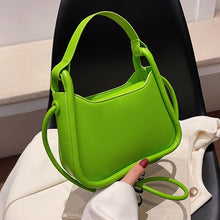 Load image into Gallery viewer, 2022 Spring Famous Brand PU Leather Women&#39;s Designer Crossbody Handbag Short Handle Luxury Brand One Shoulder Crossbody Bags