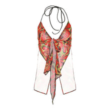 Load image into Gallery viewer, 2022 Summer Chic Flowers Backless Fashion Women&#39;s Clothing  White Casual Crop Top Rave Festival Sexy Sling Zipper Tops Shirt