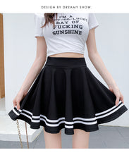 Load image into Gallery viewer, 2022 Summer Fashion Brand Women&#39;s Skirt Elastic Faldas Women&#39;s MIDI Skirt Sexy Girl Mini Casual Pleated Skirt