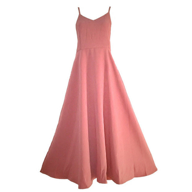 2022 Summer Temperament Small Black Skirt Beach Seaside Holiday Bareback Thin High Waist Suspender Long Dress