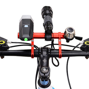 20CM Carbon Tube Bicycle Handlebar Extender Mount Mountain MTB Bike Cycling Headlight Bracket Lamp Flashlight Holder Accessorie