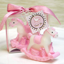 Load image into Gallery viewer, 20PCS Rocking Horse Candle Favors for Baby Shower Kids Birthday Gifts Baptism Keepsake Event Anniversary Favours