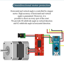 Load image into Gallery viewer, Free shipping osherhome Badminton Training Machine Automatic Badminton Serve Equipment Practice Device Intermediate Solo Trainer Shuttlecocks Feeder Shooter wit