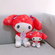 Load image into Gallery viewer, 20cm Lovely Sanrio Series Plush Toys Kuromi Lollipop Little Devil Fade Stuffed Dolls My Melody Pendant Plush Keychain Girl Gifts