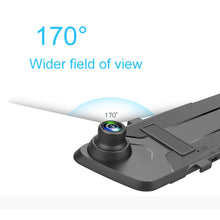 Load image into Gallery viewer, 24H Car DVR Dash Camera Rear View Dual Lens 1080P 4.5in Full HD Cycle Recording Dash Cam Video Recorder Mirror Dashcam Black Box