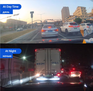 24H Car DVR Dash Camera Rear View Dual Lens 1080P 4.5in Full HD Cycle Recording Dash Cam Video Recorder Mirror Dashcam Black Box