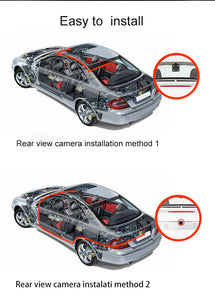24H Car DVR Dash Camera Rear View Dual Lens 1080P 4.5in Full HD Cycle Recording Dash Cam Video Recorder Mirror Dashcam Black Box