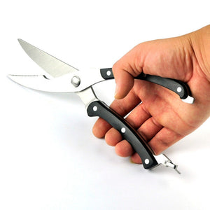255mm(9.8'') Stainless Steel Poultry Kitchen Chicken Bone scissor with Safe Lock Cutter Cook Tool shear cut Duck Fish