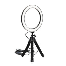 Load image into Gallery viewer, 26cm/10inch LED Selfie Ring Light Dimmable LED Ring Lamp Photo Video Camera Phone Light ringlight For Live YouTube Fill Light