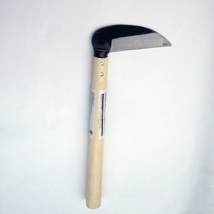 27cm Sharp Grass Sickle Lightweight steel machete knife wooden handle Hand Sickle Hand Scythe for Weeding Garden pruning tools