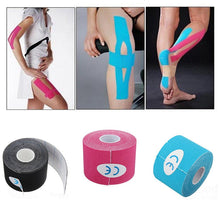 Load image into Gallery viewer, 2Size Kinesiology Tape Athletic Tape Sport Recovery Tape Strapping Gym Fitness Tennis Running Knee Muscle Protector Scissor