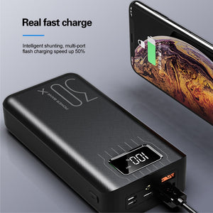 2USB LED Power Bank 30000mAh Portable Charging Poverbank Pack Charge External Battery Powerbank For iPhone Xiaomi Samsung Huawei