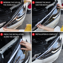 Load image into Gallery viewer, 2pcs LED DRL Car Daytime Running Light Flexible Waterproof Strip Auto Headlights White Turn Signal Yellow Brake Flow Lights 12V