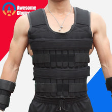 Load image into Gallery viewer, 30KG Loading Weight Vest For Boxing Weight Training Workout Fitness Gym Equipment Adjustable Waistcoat Jacket Sand Clothing