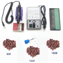 Load image into Gallery viewer, 35000/20000 RPM Electric Nail Drill Machine Mill Cutter Sets For Manicure Nail Tips Manicure Electric Nail Pedicure File