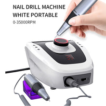 Load image into Gallery viewer, 35000/20000 RPM Pro Electric Nail Drill Machine Apparatus for Manicure Pedicure with Cutter Nail Drill Art Machine Kit Nail tool