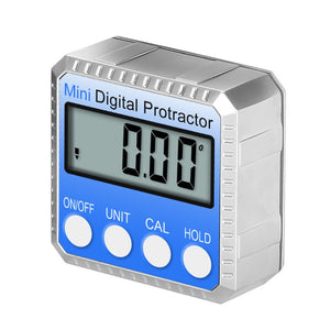 360° Mini Digital Protractor High Precision Digital Goniometer Inclinometer Digital Level Angle Finder Angle Measurement Box