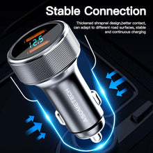 Load image into Gallery viewer, 36W USB Car Charger Quick Charge 3.0 Fast Charging Type C QC PD3.0 Mobile Phone Charger Adapter For iPhone Xiaomi Samsung Huawei