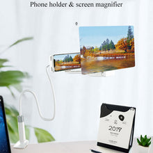Load image into Gallery viewer, 3D HD Screen Magnifier Mobile Phone High Definition Projection Bracket Adjustable Flexible All Angles Phone Tablet Holder