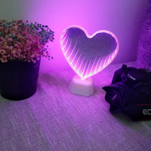 Load image into Gallery viewer, 3D LED Night Light Love Heart Lamp For Home Bedroom Valentine Day Wedding Decoration Kid Children Girl Gifts