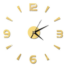 Load image into Gallery viewer, 3D Wall Clock Mirror Wall Stickers Creative DIY Wall Clocks Removable Art Decal Sticker Home Decor Living Room Quartz Needle Hot