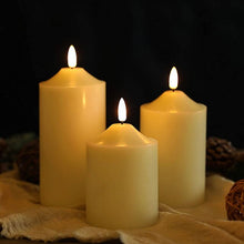 Load image into Gallery viewer, 3Pcs Flameless Flickering Led Candles Light Tealight Led Battery Power Candles Lamp Electronic for Home Wedding Party Decor