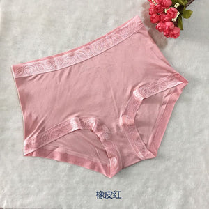 4 PACK 100% Mulberry Silk Soft Soft Women&#39;s Panties Underwear Lingerie M L XL NA002