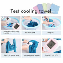 Load image into Gallery viewer, 4 Pack Ice Cold Instant Cooling Towel Running Outdoor Gym Chilly Pad Sports Yoga Quick-Dry Ice Towels Fitness Gym