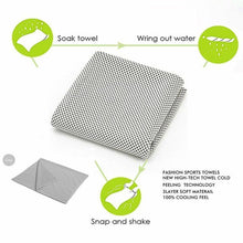 Load image into Gallery viewer, 4 Pack Ice Cold Instant Cooling Towel Running Outdoor Gym Chilly Pad Sports Yoga Quick-Dry Ice Towels Fitness Gym