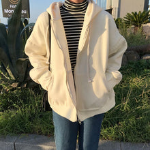 Load image into Gallery viewer, 4 colors 2020 Fashion Women Autumn Winter Hoodie Coats Warm Zipper Jacket Casual Clothing Tops Female Coat womens