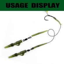 Load image into Gallery viewer, 40PCS Carp Fishing Accessories Lead Clip Quick Change Swivel Tail Rubber Anti Tangle Sleeves for Carp Rigs Coarse Fishing Tackle