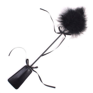 45cm PU Leather Spanking Butt Paddle Slap Clap Flap Whip Flirt Feather Bdsm Fetish  Lingerie Bondage Sex Toys for Woman Couples