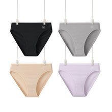 Load image into Gallery viewer, 4PCS Women&#39;s High Waisted Underwear Cotton Panties Briefs Breathable Tagless Panty 4 Pack Seamless Shapewear Invisuble Look