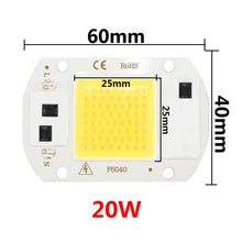 Load image into Gallery viewer, 50W AC 220V LED Chip COB 5W  9W 10W 20W 30W No Need Driver for Flood Light Spotlight Lampada Led Lamp Bulb DIY Lighting White