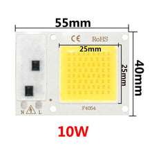 Load image into Gallery viewer, 50W AC 220V LED Chip COB 5W  9W 10W 20W 30W No Need Driver for Flood Light Spotlight Lampada Led Lamp Bulb DIY Lighting White