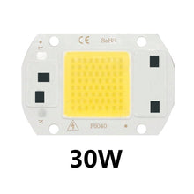 Load image into Gallery viewer, 50W AC 220V LED Chip COB 5W  9W 10W 20W 30W No Need Driver for Flood Light Spotlight Lampada Led Lamp Bulb DIY Lighting White