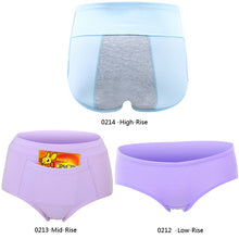 Load image into Gallery viewer, 5Pcs/lot Cotton Women Physiological Pants Leakproof Menstrual Period Panties Soft Underwear Health Soft Women&#39;s Briefs