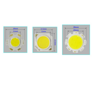 5pcs lot  LED COB Light Bulb 11mm 20mm 3W 5W 7W 10W 12W 15W LED Source Chip Light Lamp Spotlight Downlight Lamps