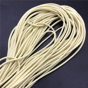 5yards 2mm Colorful High-Elastic Round Elastic Band Round Elastic Rope Rubber Band Elastic Line DIY Sewing Accessories