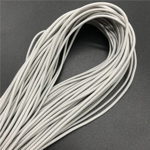 5yards 2mm Colorful High-Elastic Round Elastic Band Round Elastic Rope Rubber Band Elastic Line DIY Sewing Accessories