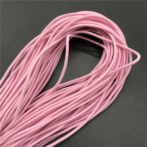 5yards 2mm Colorful High-Elastic Round Elastic Band Round Elastic Rope Rubber Band Elastic Line DIY Sewing Accessories