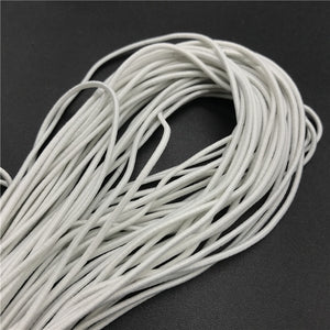 5yards 2mm Colorful High-Elastic Round Elastic Band Round Elastic Rope Rubber Band Elastic Line DIY Sewing Accessories