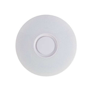 60W Rgb Flush Mount Round Starlight Music Led Ceiling Light Lamp With Bluetooth Speaker, Dimmable Color Changing Light Fixture
