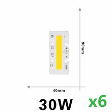 Load image into Gallery viewer, 6Pcs Cob Led Lamp Chip 110V 220V High Power 10W 20W 30W 50W 100W 120W Input Smart IC No Driver LED Bulb Flood Light Spotlight